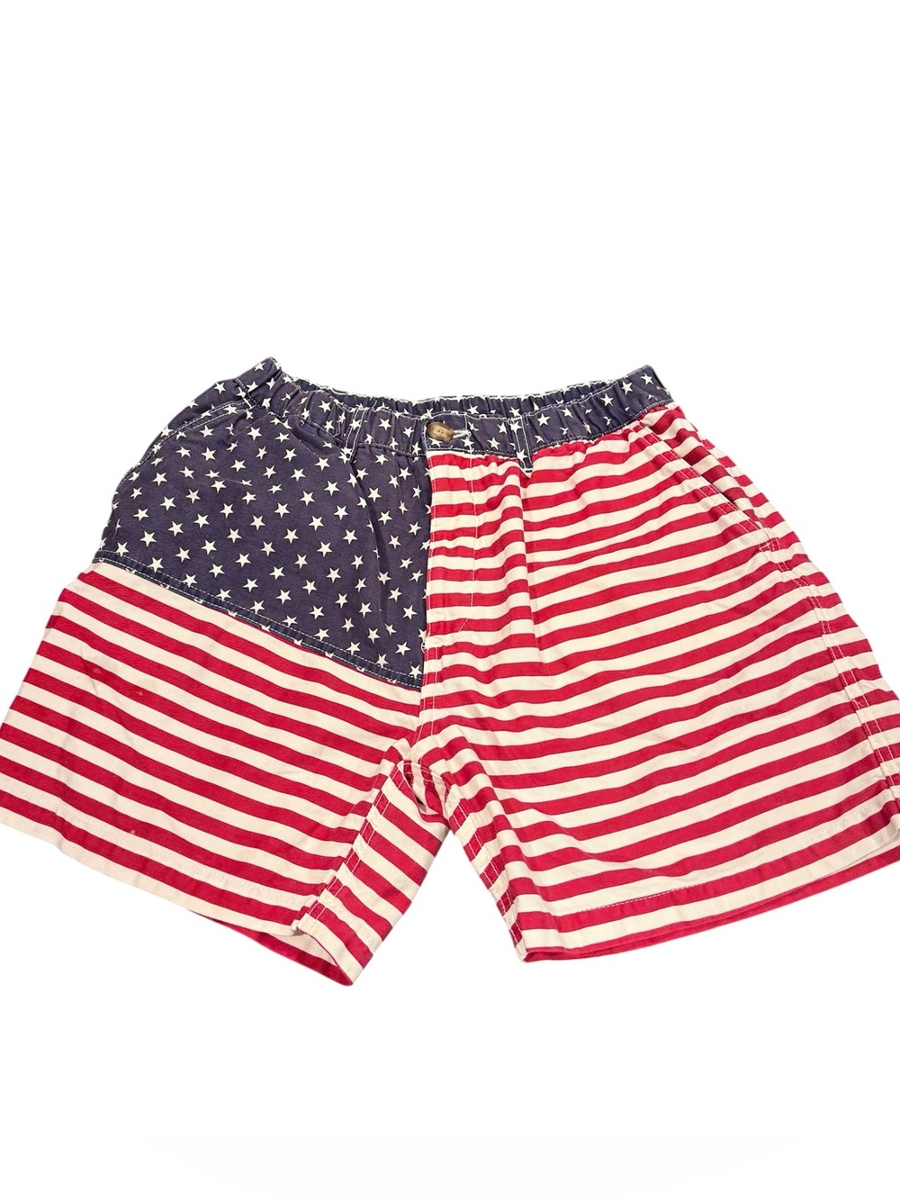 Chubbies USA flag patriotic men’s shorts size large The ‘Mericas 5.5”